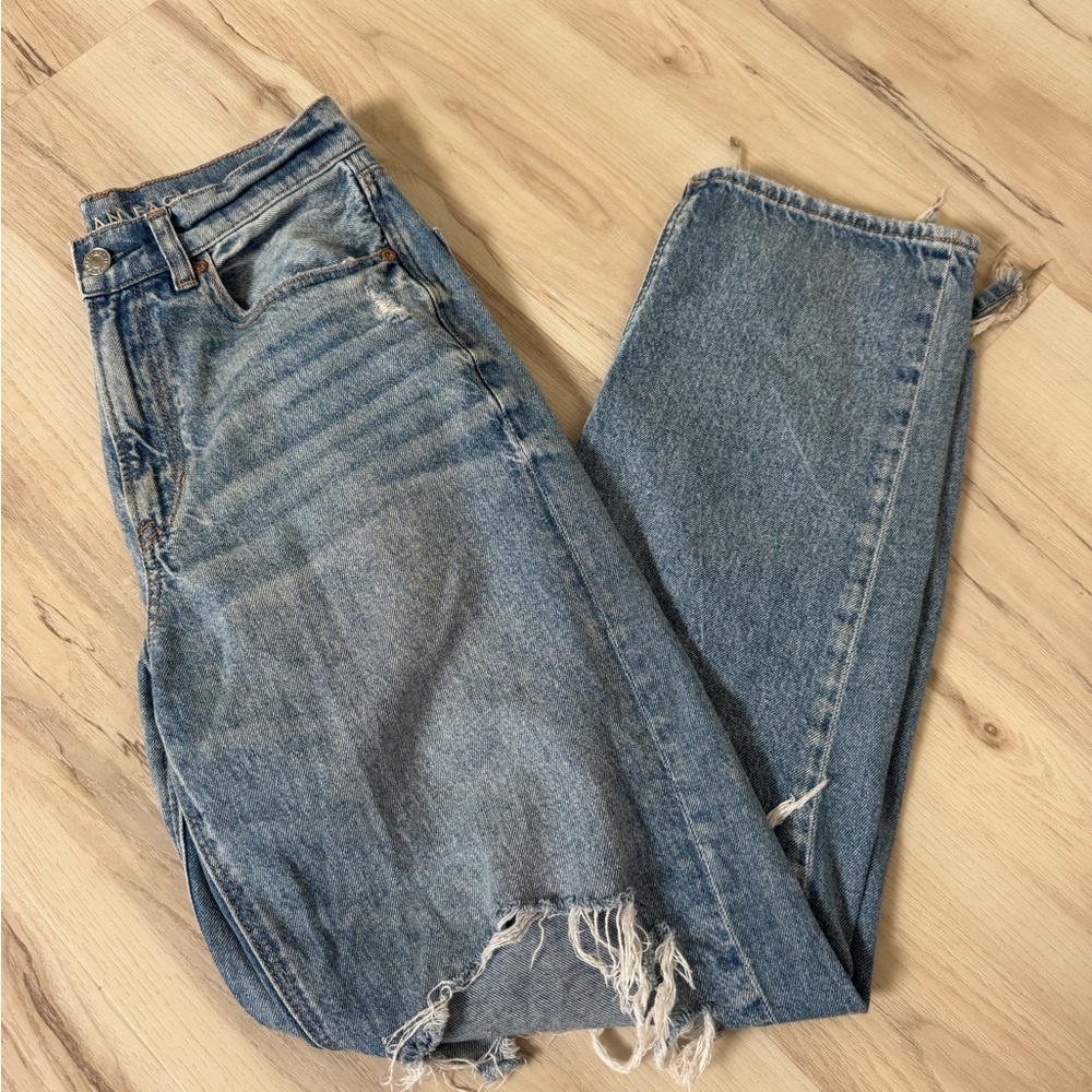 AE Highest Rise Baggy Straight Jeans